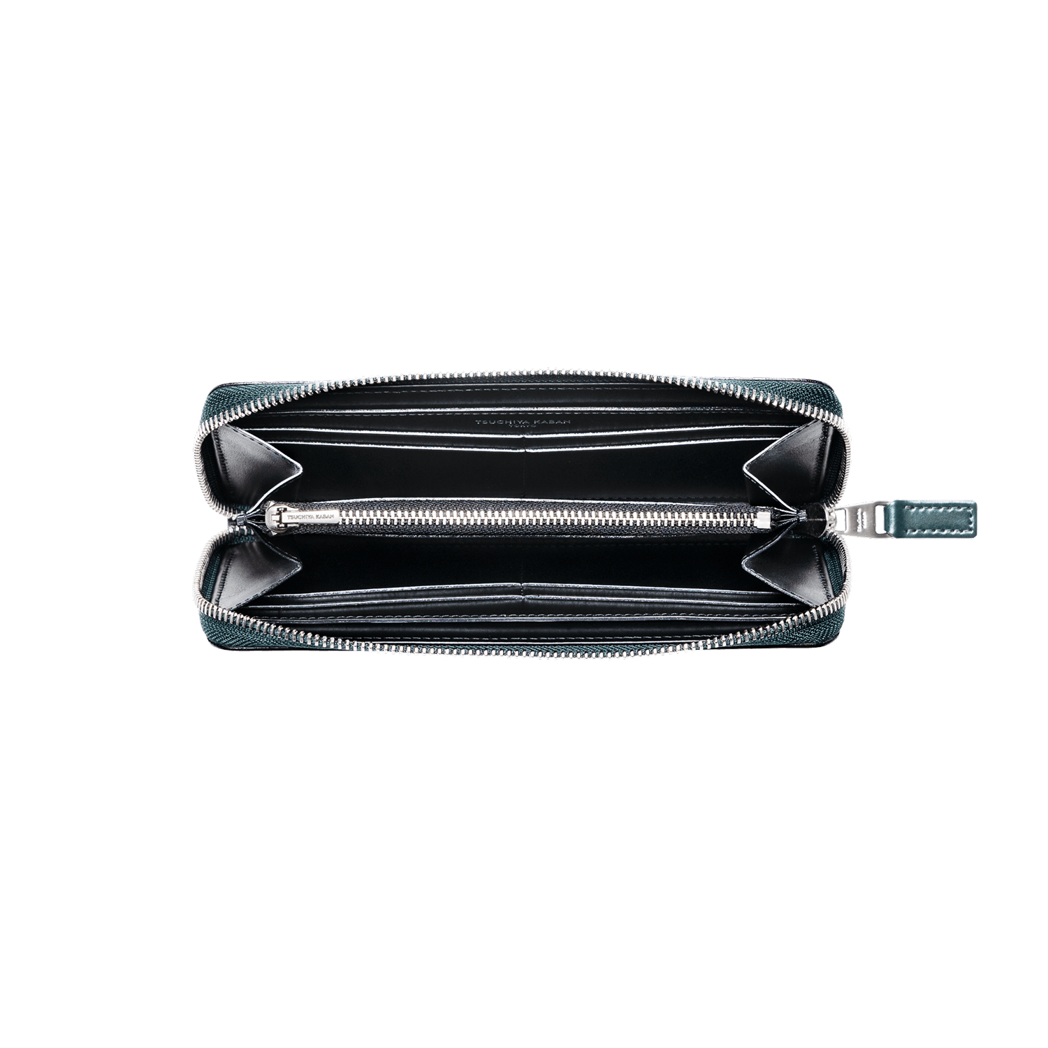 土屋鞄製造所 - 中文官網 - Cordovan 馬臀皮拉鍊長夾 002 - 琉璃綠色