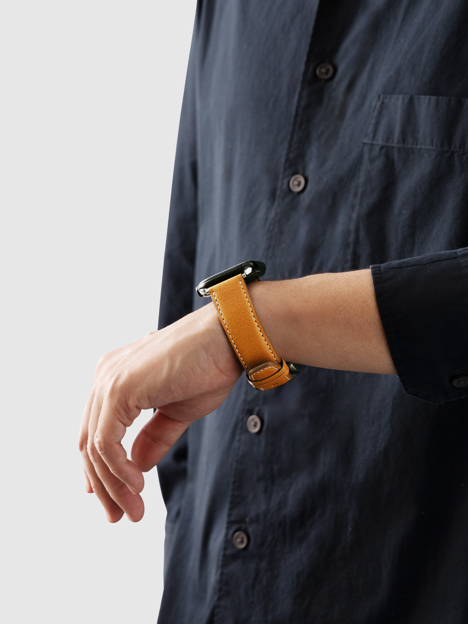 土屋鞄製造所 - 中文官網 - Apple Watch 皮革錶帶(Vachetta Milled Leather)
