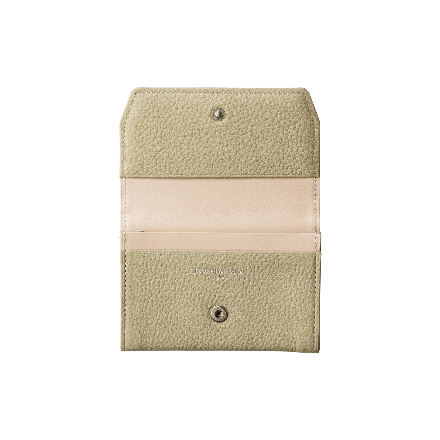 土屋鞄製造所 - 中文官網 - Gusset code 名片夾 - 蘑菇白色