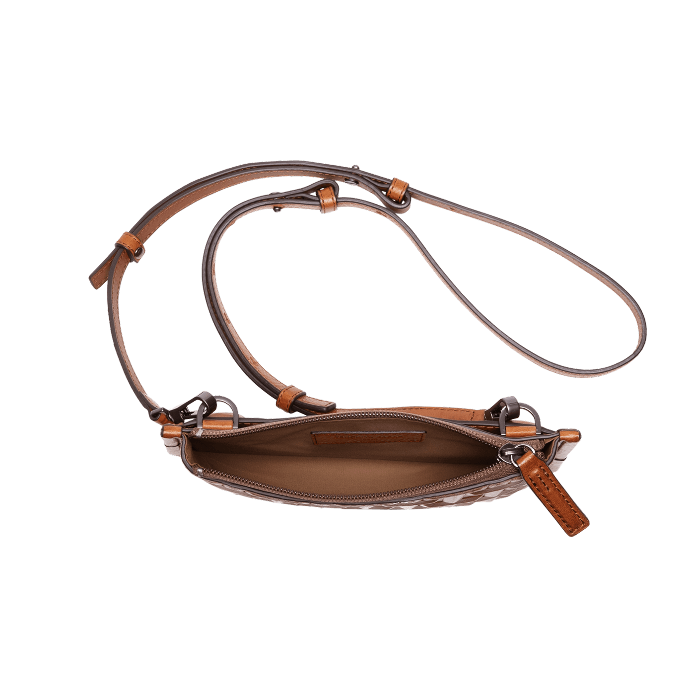 土屋鞄製造所 - 中文官網 - TSUCHIYA 迷你輕薄斜背包 - 棕色