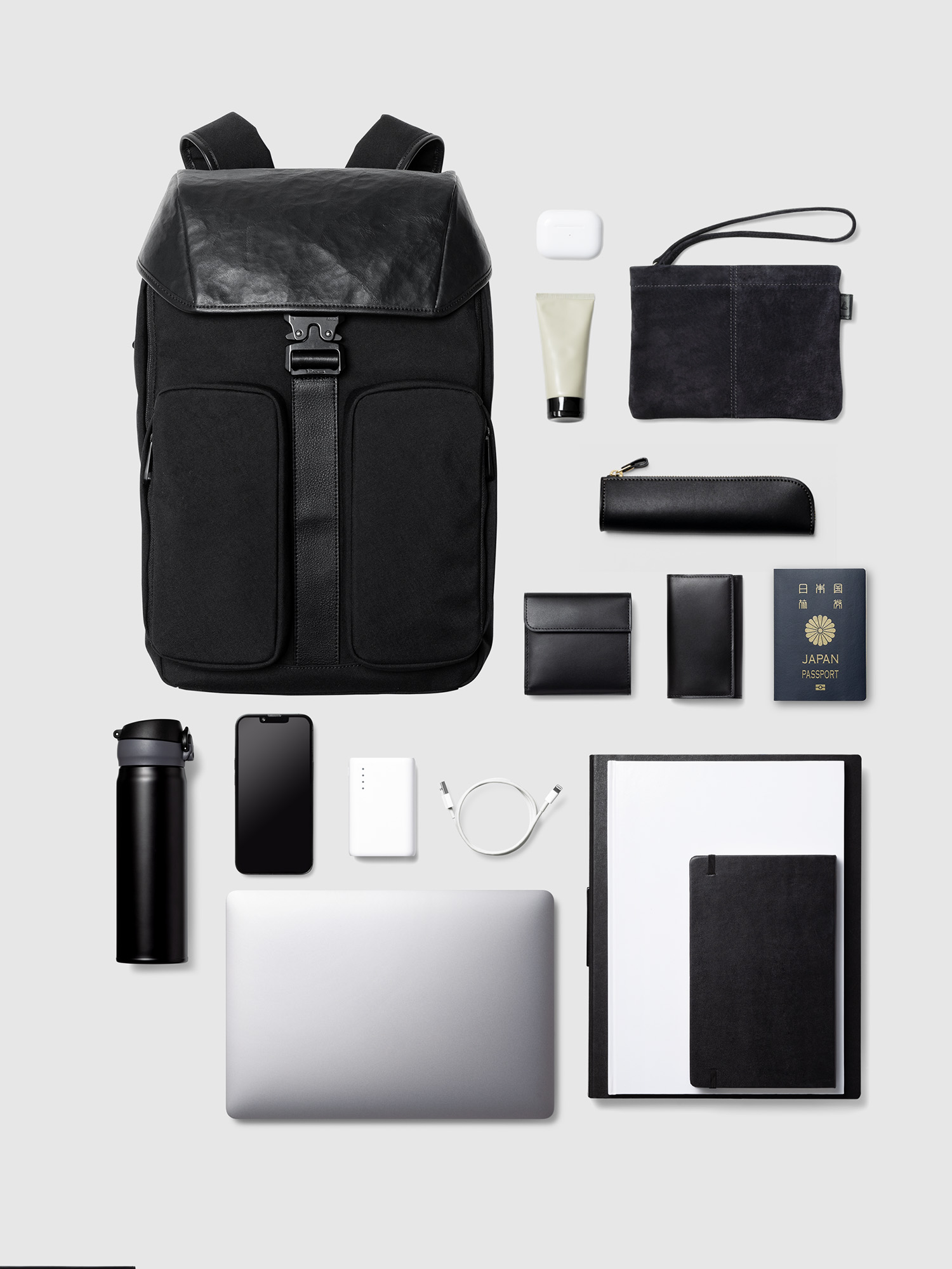 土屋鞄製造所 - 中文官網 - CORDURA®×皮革 方形後背包