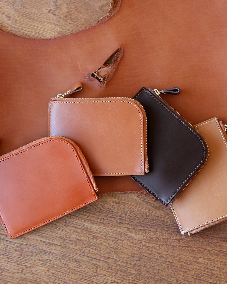 ナチューラ ヌメ革lファスナー 土屋鞄製造所