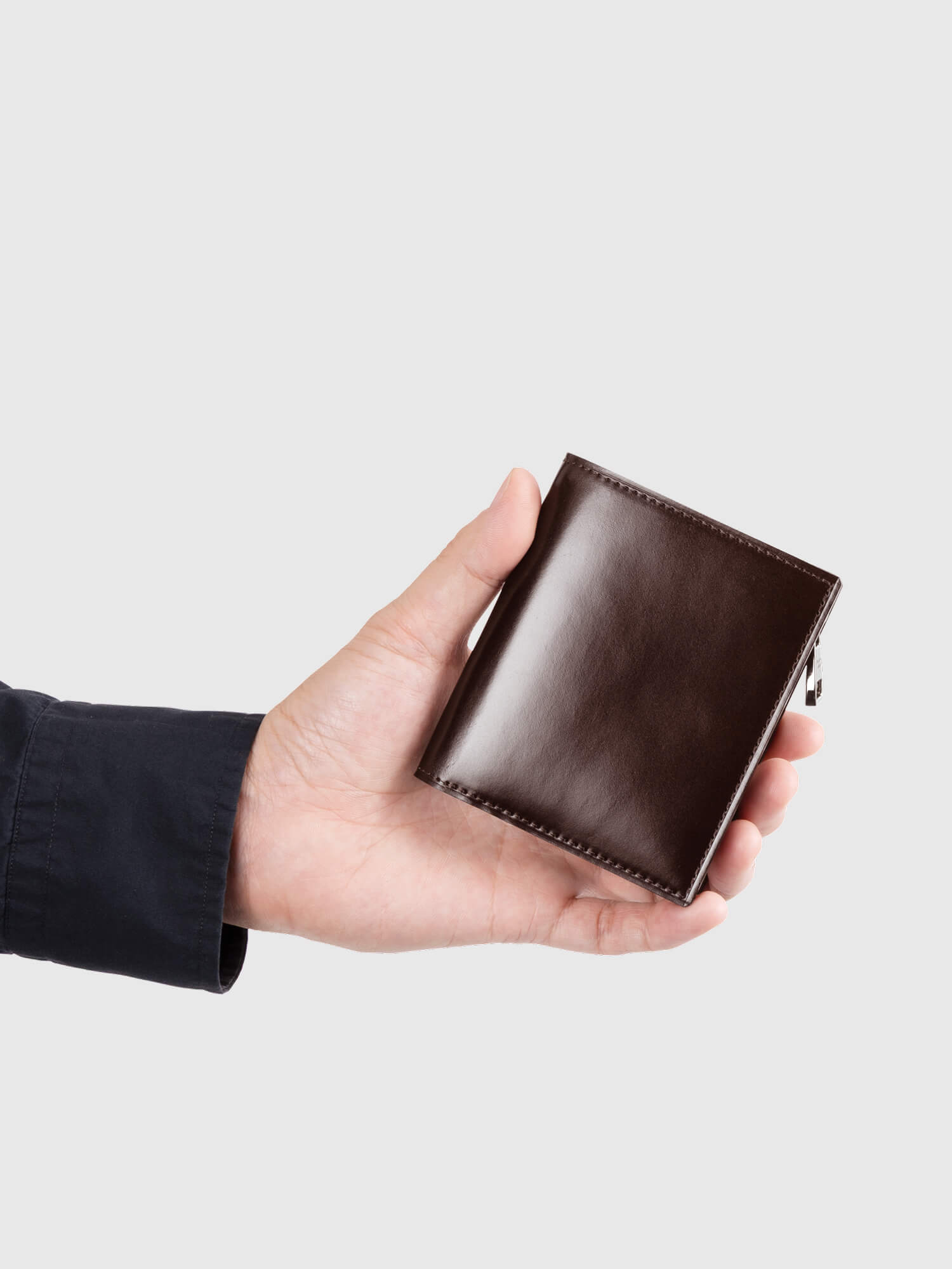 土屋鞄製造所 - 中文官網 - Cordovan 馬臀皮短夾 002（拉鍊零錢口袋）