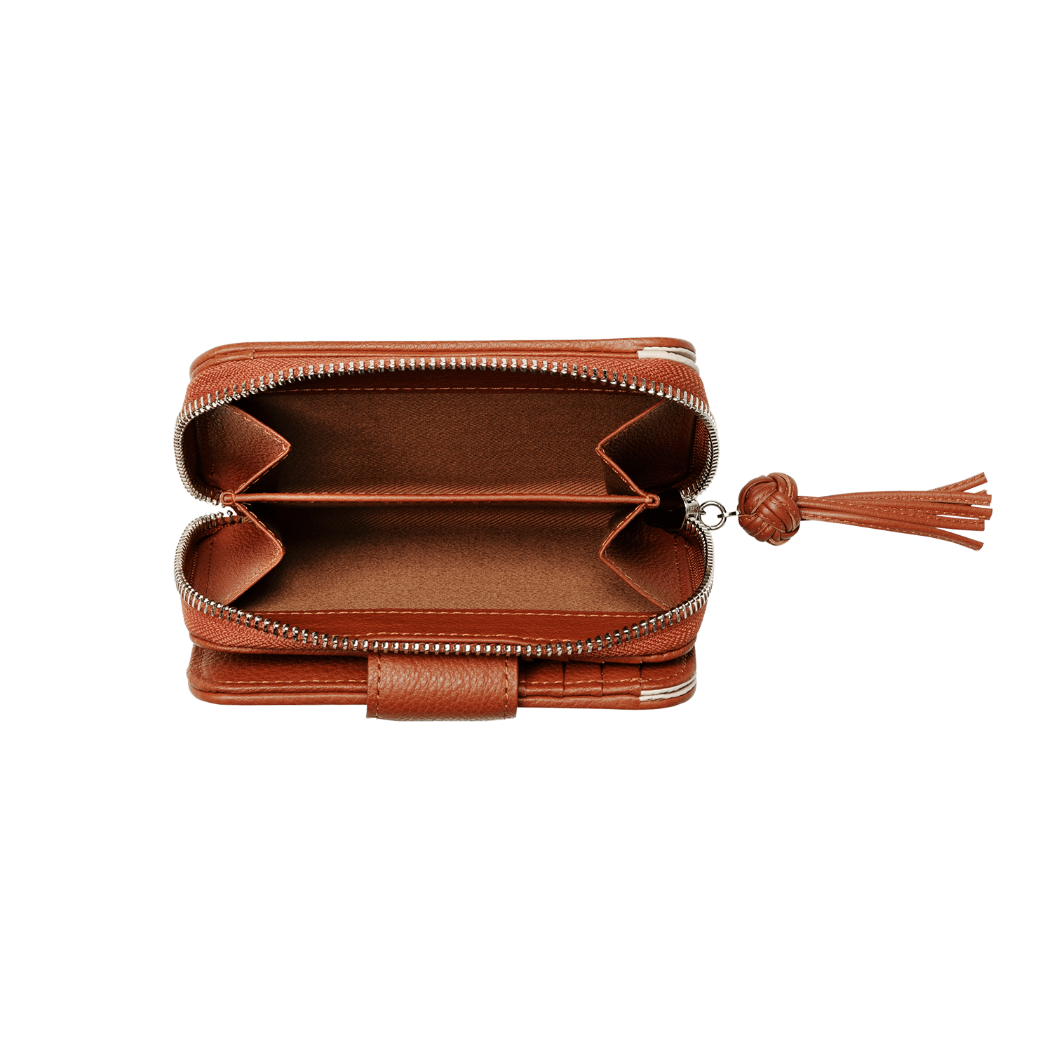 土屋鞄製造所 - 中文官網 - Gusset code 中型拉鍊短夾 - 陶土紅色