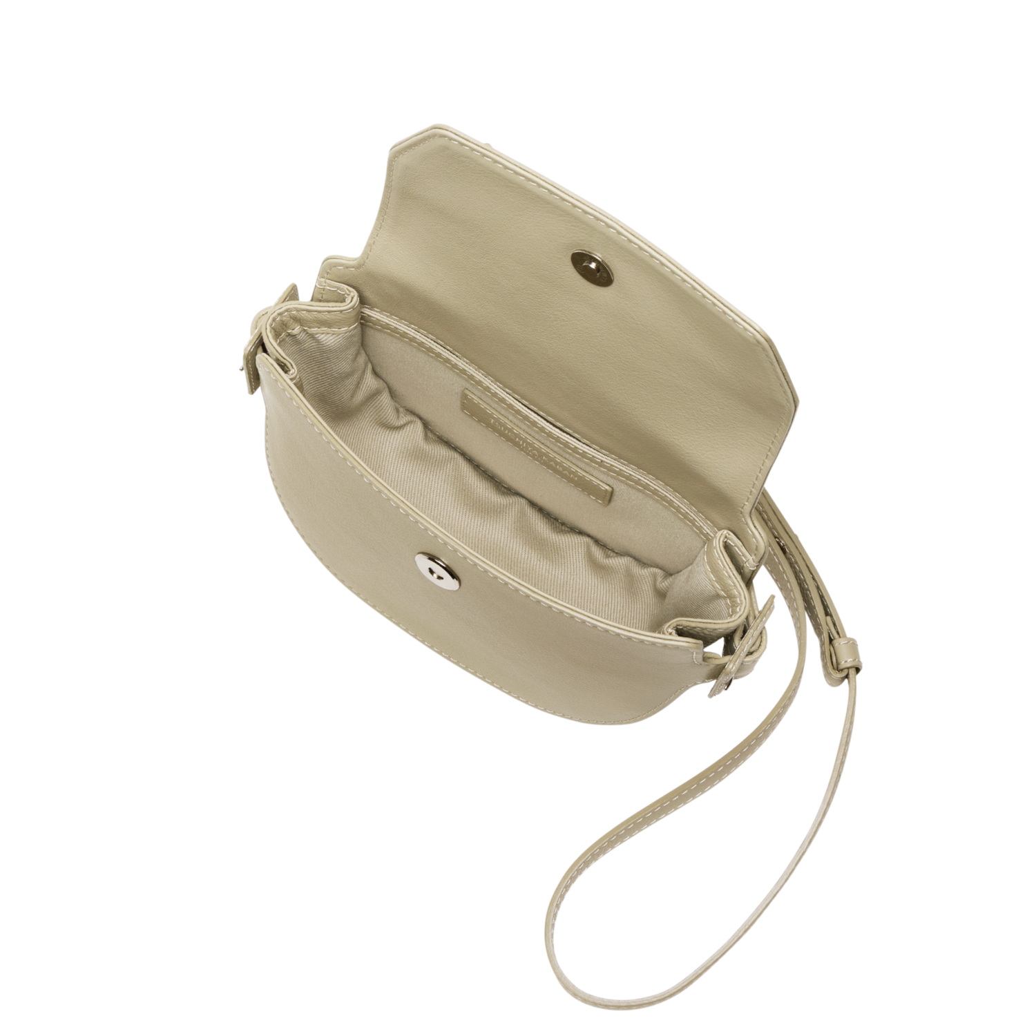 土屋鞄製造所 - 中文官網 - Gusset code 迷你馬鞍包 - 蘑菇白色